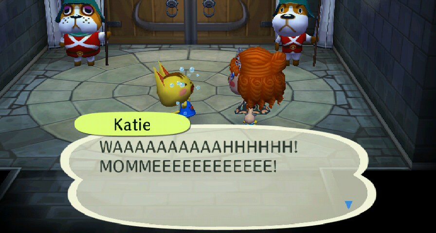 katie animal crossing text