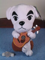 A plush of K.K. Slider with his guitar