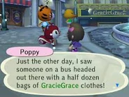 Irène dans le centre-ville de Let's Go to the City