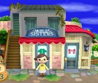 The Able Sisters building in New Leaf