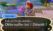 Hercule qui a peur des abeilles