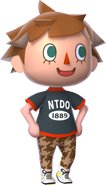 Artwork of a male player from New Leaf.