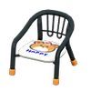 NH-Furniture-Baby chair (black) (bear)