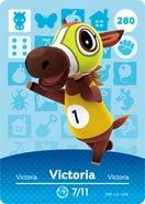 Victoria's amiibo card