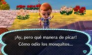 Mosquito picando en New Leaf