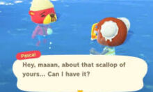 Animal Crossing: New Horizons: Pascal - Spawn Times, Scallops And