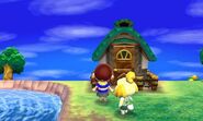 La maison de Bebel vue de l'extérieur dans New Leaf