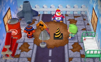  has many items from the Construction Theme in his house.