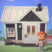 La maison de Nadeige vue de l’extérieur dans New Horizons