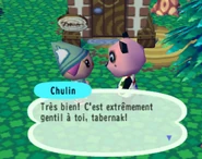 Le joueur se présentant à Chulin