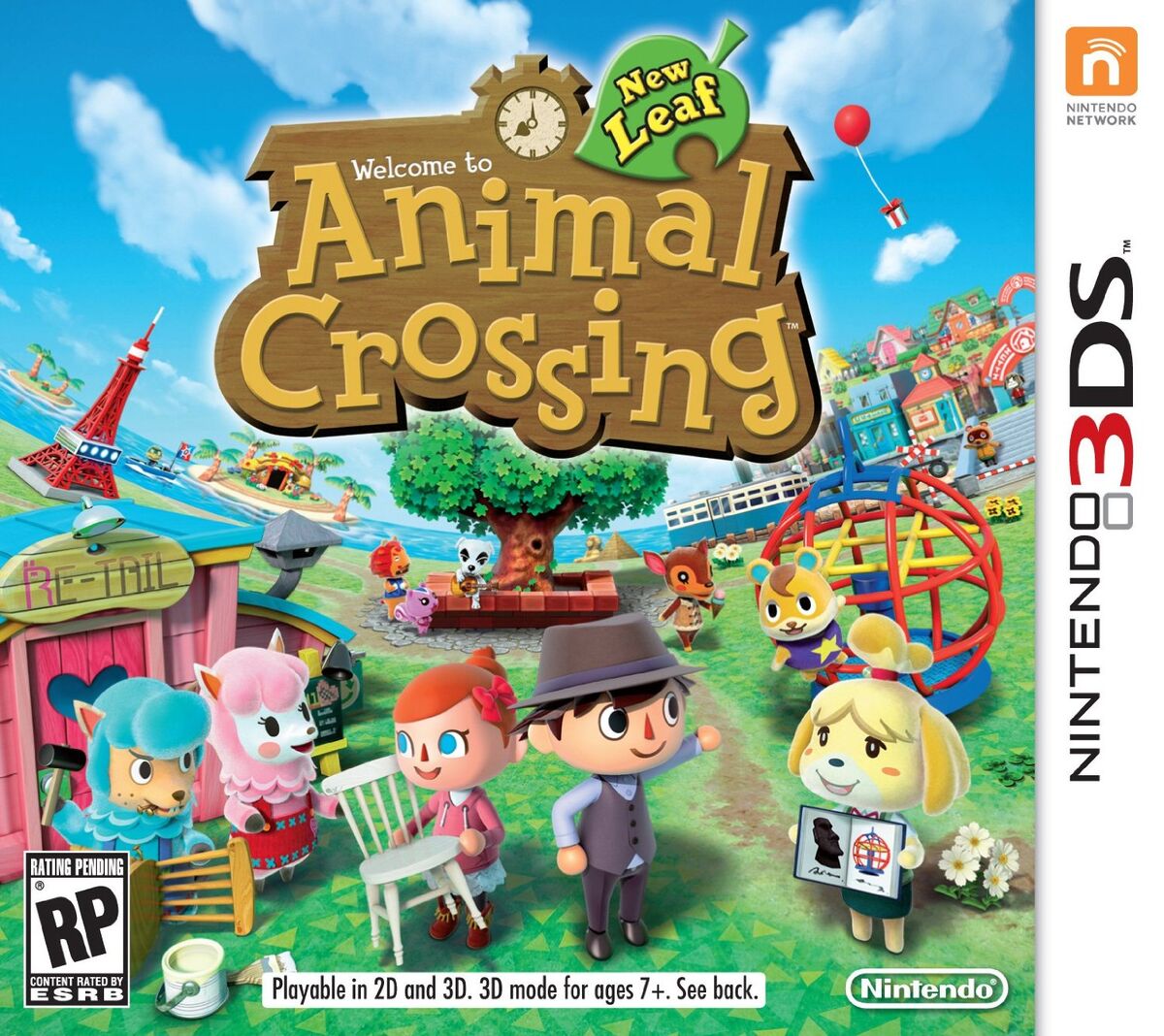 Animal Crossing New Horizons: Replacement Cover Art Insert & Case
