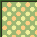 Pastel-dot rug