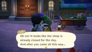 Speaking to Leif after his shop closed for the day