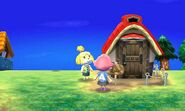 L'extérieur de la maison de Gladys dans New Leaf