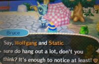 Bruce talking about Static and Wolfgang's friendship