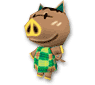 Justin dans Animal Crossing