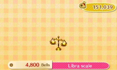 Libra scale, Animal Crossing Wiki
