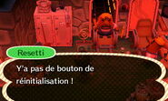 Resetti reinitialisation