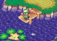 A player fishing in .