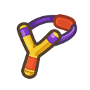 Golden slingshot icon