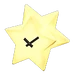 NH-Furniture-Star clock (yellow)