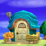 L'extérieur de la maison de Laurie dans New Leaf