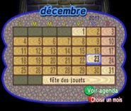 La date de cet événement indiqué dans l'agenda dans Animal Crossing