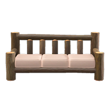 Log extra long sofa Animal Crossing Wiki Fandom