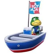 Amiral sur son bateau