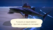 Pêche du requin-baleine dans New Horizons