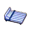 Stripe bed icon