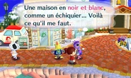 Reine et sa requête dans Happy Home Designer