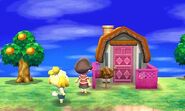 L'extérieur de la maison de Kristine dans New Leaf