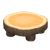 NH-Log Round Table (Dark Wood)