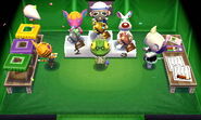 The winning ceremony at the end of the Bug Off in New Leaf.