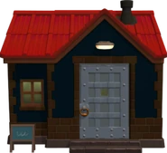 L'extérieur de la maison de Punk dans New Horizons