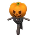 Meuble-Épouvantail Halloween-Orange