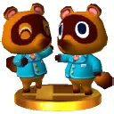 Le trophée de Méli et de Mélo dans Super Smash Bros. 3DS