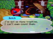 Talking to Butch in Animal Crossing