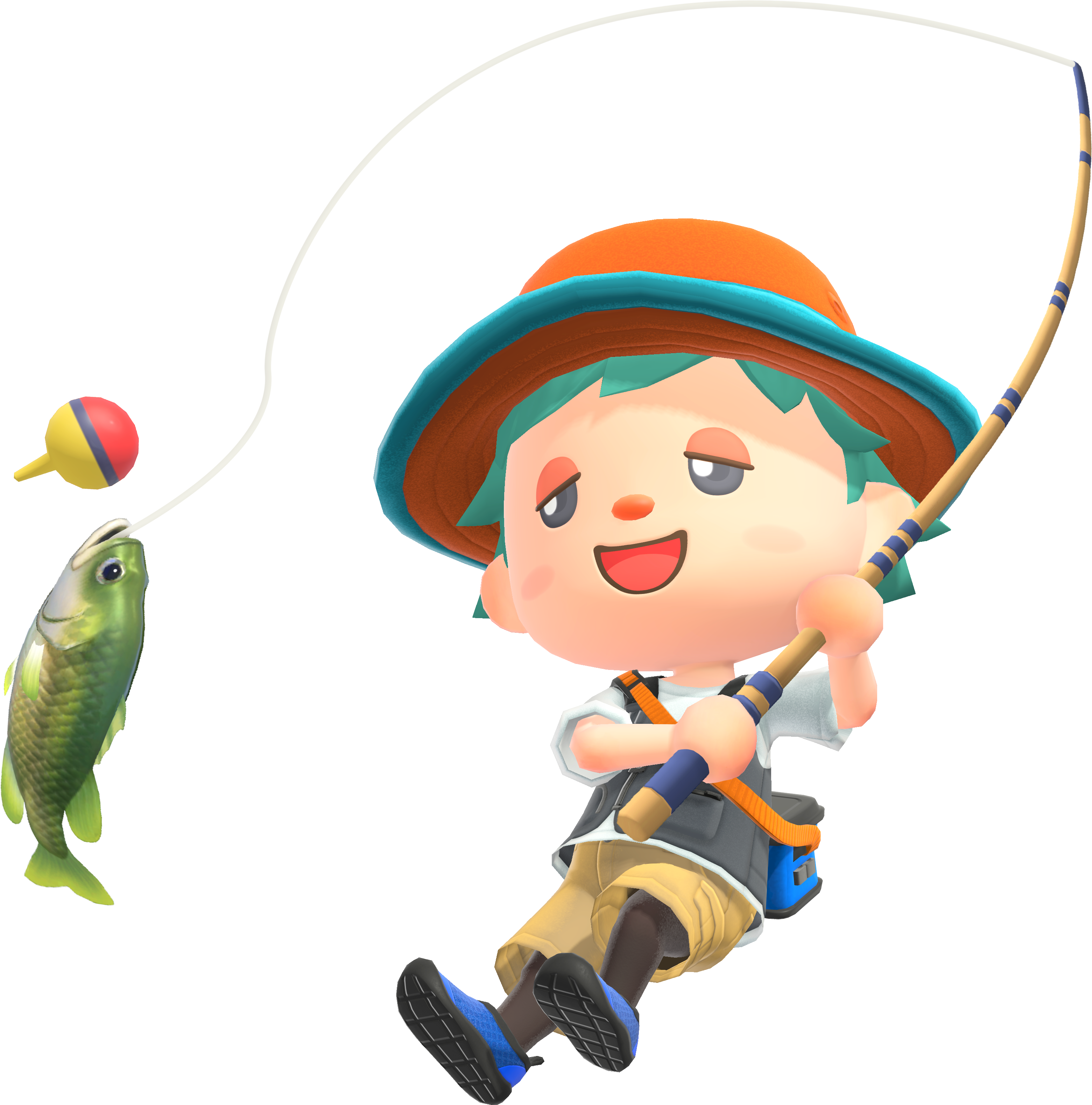 Buy Colorful Fishing Rod - Yellow for Animal Crossing - Playerverse