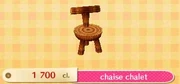 Chaise chalet.