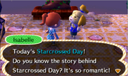 Isabelle is celebrating Starcrossed Day.