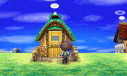 La maison de Barry vue de l'extérieur dans New Leaf