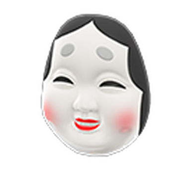 Måne hundrede Ulydighed Okame Mask | Animal Crossing Wiki | Fandom