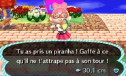 La pêche du piranha dans New Leaf