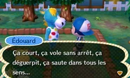 Édouard au musée dans New Leaf