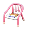 NH-Furniture-Baby chair (pink) (bear)