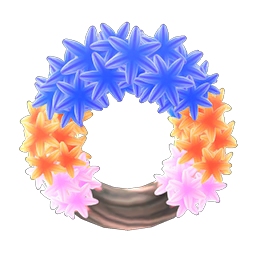 animal crossing windflower wreath