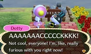 Dotty ACNL Interaction Villager Pitfall.jpg (36 KB) Dotty in a pitfall