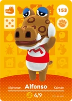 Alfonso's amiibo card